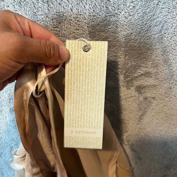 D. Exterior Y2K Midi Skirt Champagne Romantic Balletcore Fairy Grunge MD New - Picture 6 of 7